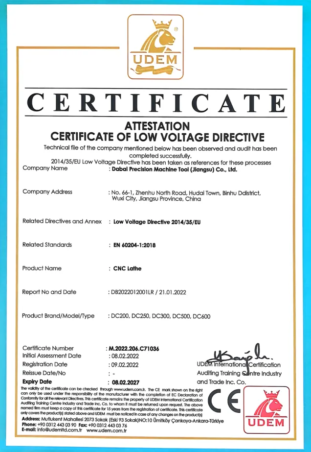 CE certificate